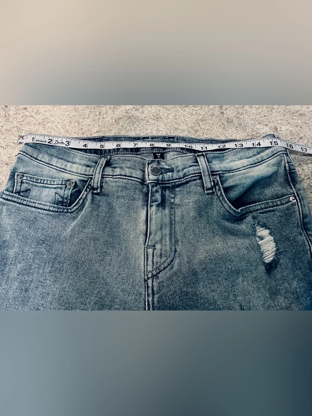 True Religion Mens Streetwear Festival Ultra Skinny Fit Jean Med Wash Size 30